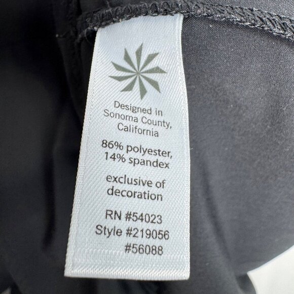 Athleta Black Skort Contrast Stitching 90s Inspired Sz 6 Pickleball Tennis Skirt - Picture 6 of 9